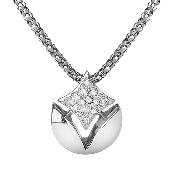Stellamilano - 466MI Collection - white gold and diamonds Necklace - Detail